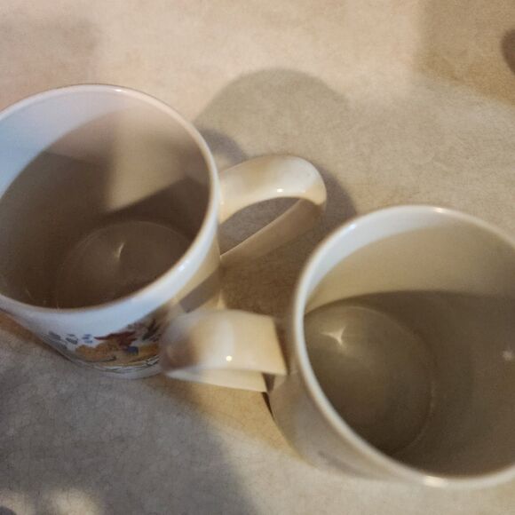 Set of 2 Corelle Coordinates Country Morning Rooster Mugs/Cups Stoneware - Picture 4 of 6